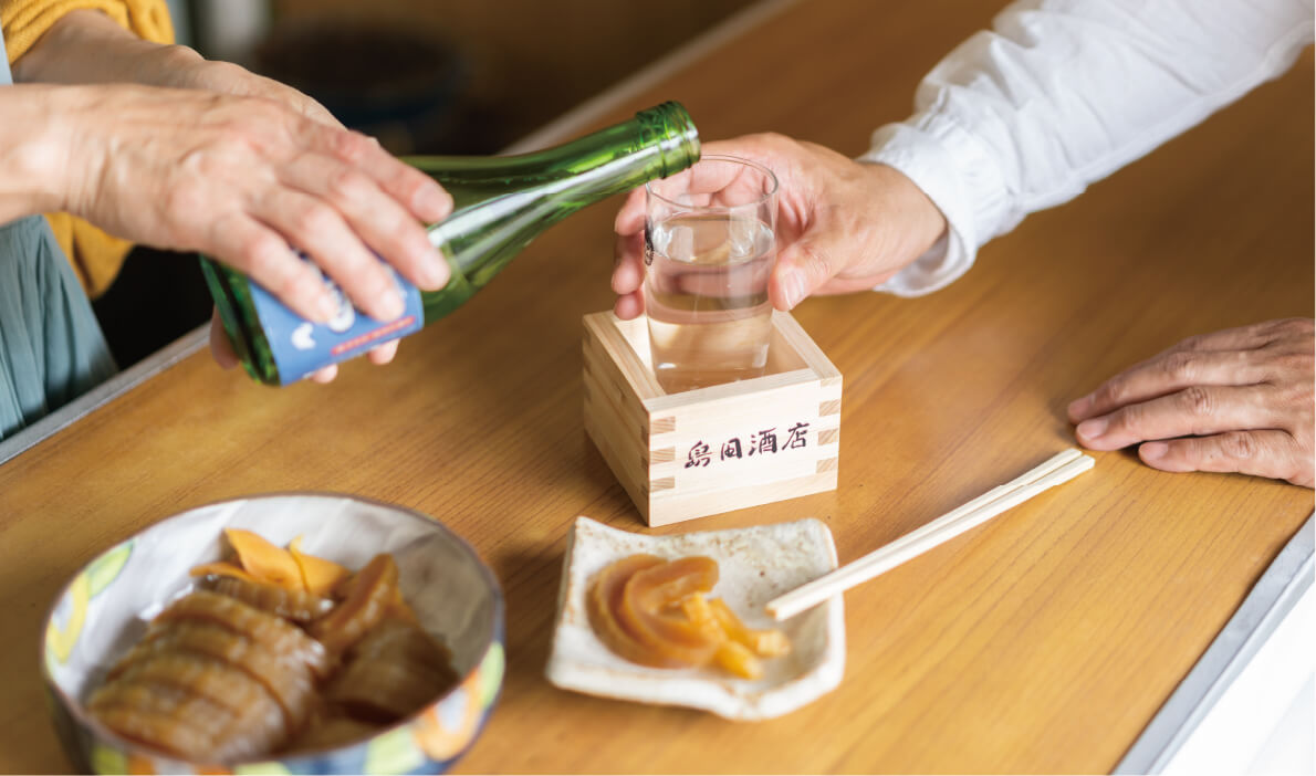 店内接客の様子